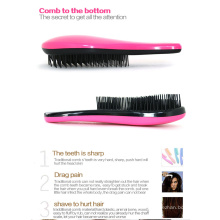 Colorido plástico Materia Hair Brush Detangle Pele